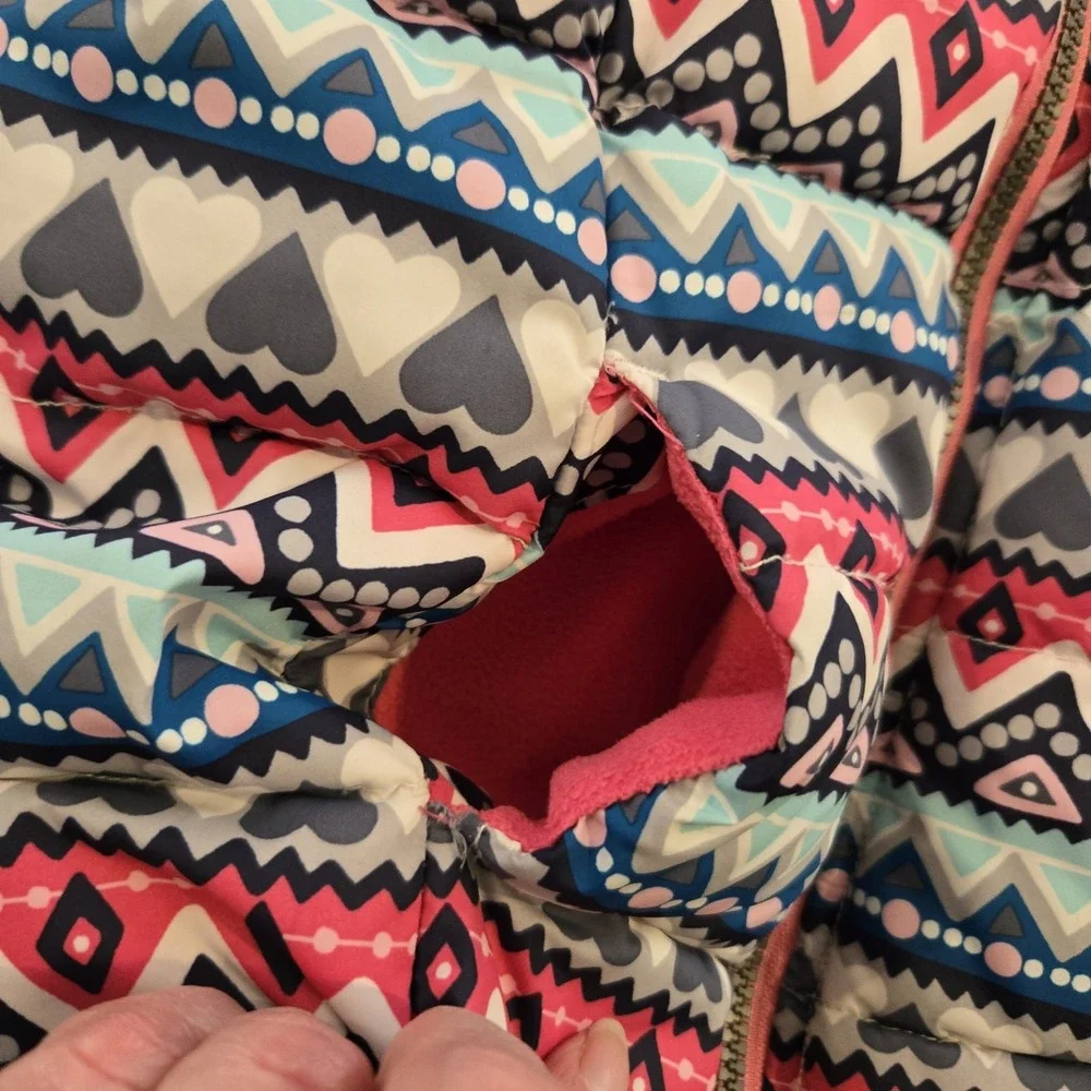 Gymboree Girl's Fleece Lined Puffer Coat Vest w/‎ Pockets Size L (10-12)